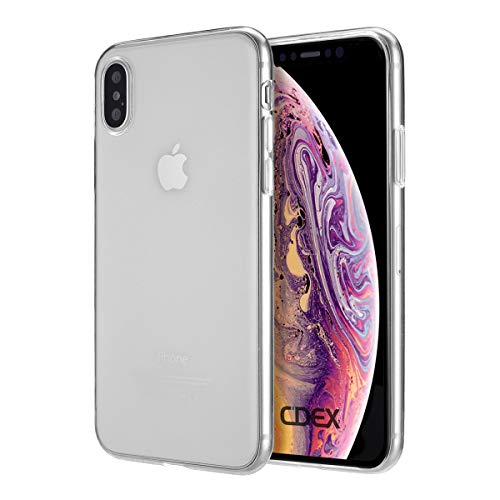 doupi UltraSlim Hülle kompatibel für iPhone XS Max (iPhone 10s Max) 6,5 Zoll, Ultra Dünn Clear TPU Glatte Ruschfeste Oberfläche Design Handyhülle, transparent von doupi