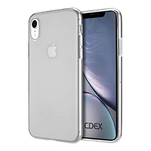 doupi UltraSlim Hülle kompatibel für iPhone Xr (iPhone 10r) 6,1 Zoll, Ultra Dünn Clear TPU Glatte Ruschfeste Oberfläche Design Handyhülle, transparent von doupi