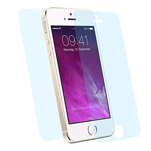 doupi Ultrathin Schutzfolie für iPhone 5 5S iPhone SE, matt entspielgelt optimiert Display Schutz (2X Vorderseite + 1x Rückseite) von doupi