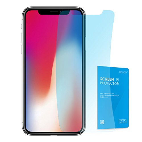 doupi Ultrathin Schutzfolie für iPhone XS/X (iPhone 10s / 10) 5,8 Zoll, SuperClear Display Schutz (6X Folie in Packung) von doupi