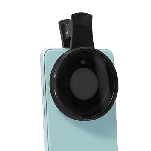 drburpily 52 mm Telefon Polarisator Objektivfilter in Einer Welt lebendiger Farben, CPL Filter für Telefon mit Clip, ABS CPL Objektiv drburpily 52 mm Telefon Polarisator Objektivfilter in Einer Welt lebendiger Farben, CPL Filter für Telefon mit Clip, ABS CPL Objektiv von drburpily