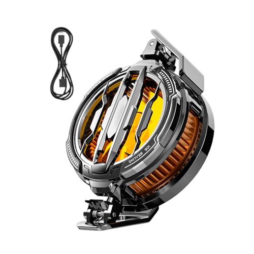drburpily Universeller magnetischer Telefonkühler Lüfter, eng anliegend, mehrere Lichteffekte, magnetische Halbleiter Eisversion von drburpily