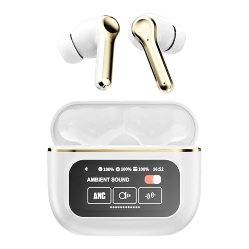 drburpily Wasserdichtes Übersetzer Headset für Multi Szenario Übersetzung, HD Sound, stabil, Bluetooth, kompatibel mit 5.4 Verbindung, Weiß von drburpily