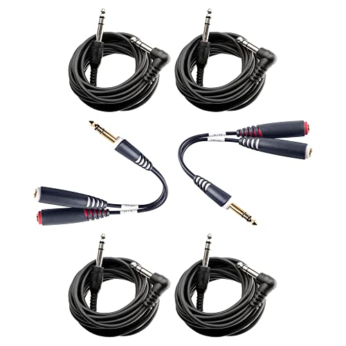 drum-tec E-Drum Splitter Bundle Stecker auf 2x Buchse von drum-tec