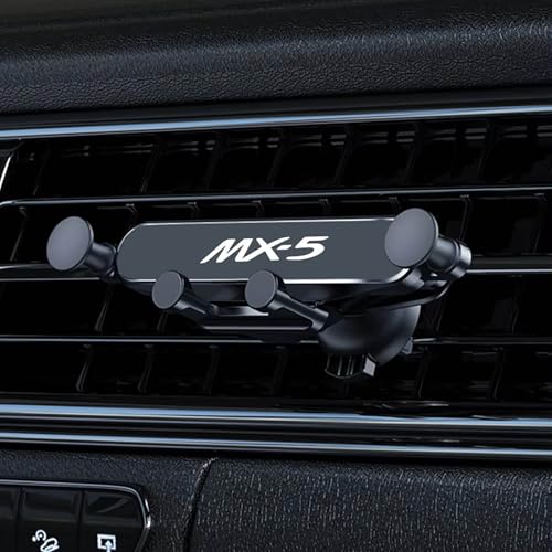 dsetryj Handyhalterung Auto Vent KFZ, für Mazda MX-5 Autohalterung Lüftungsschlitze Smartphone Auto Halterung abnehmbar Auto Zubehör Innenraum,A dsetryj Handyhalterung Auto Vent KFZ, für Mazda MX-5 Autohalterung Lüftungsschlitze Smartphone Auto Halterung abnehmbar Auto Zubehör Innenraum,A von dsetryj