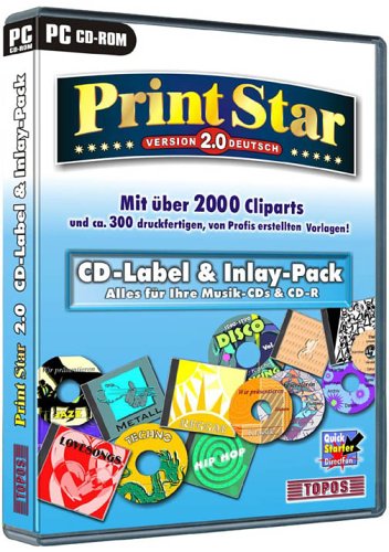 Printstar 2.0 - CD Label Pack von dtp Entertainment