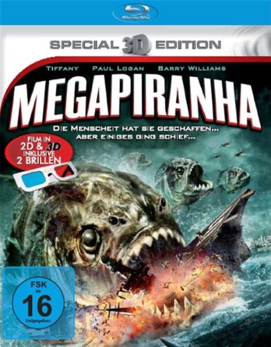 Mega Piranha (3D-Special Edition) [Blu-ray] von dtp entertainment AG