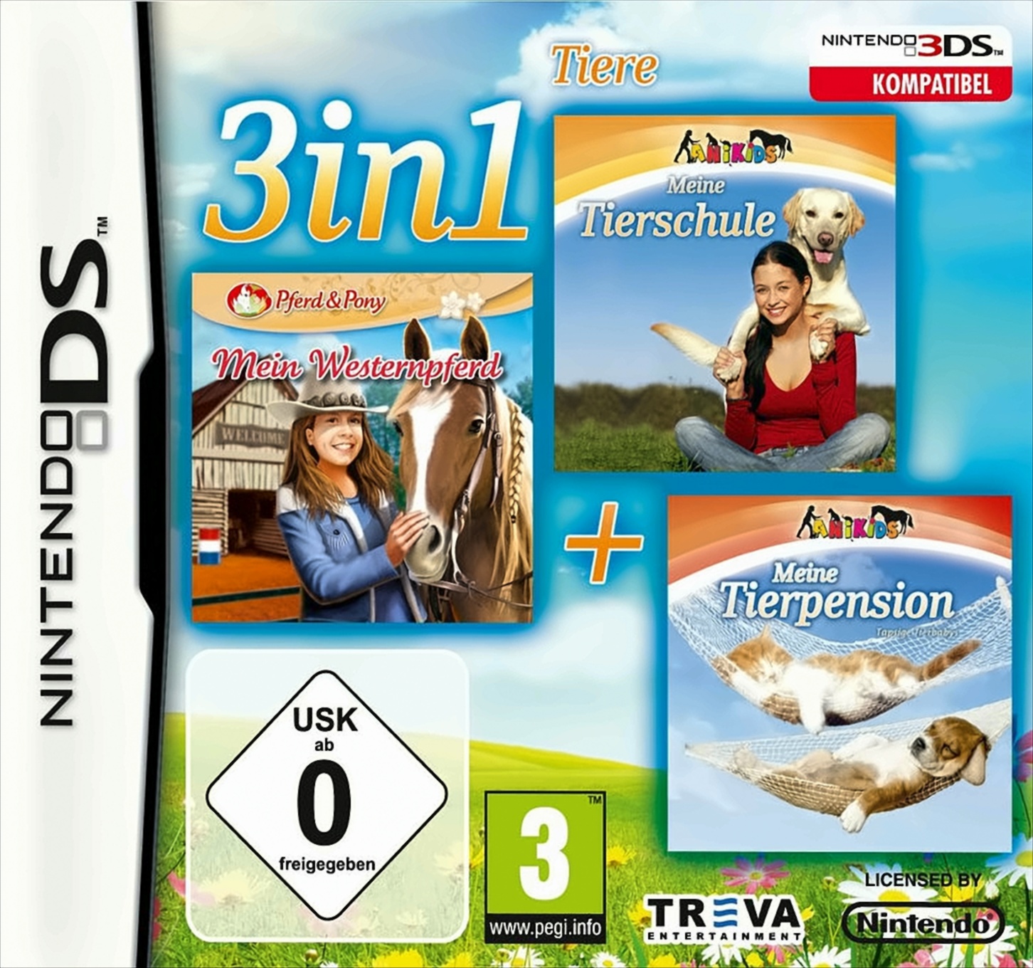 3 in 1: Meine Tierschule / Westernpferd / Tierpension 3 3 in 1: Meine Tierschule / Westernpferd / Tierpension 3