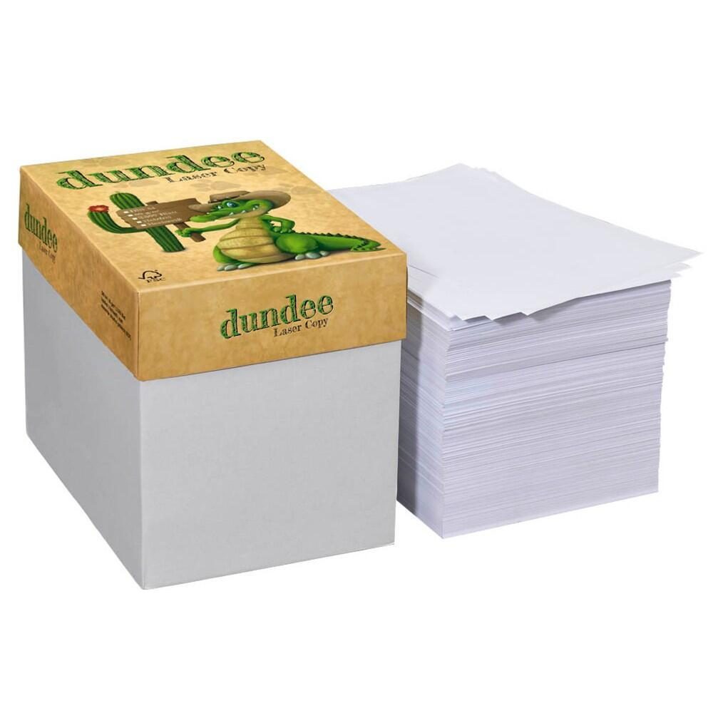 dundee Kopierpapier Maxi-Box DIN A4 80 g/qm - 2.500 Blatt von dundee