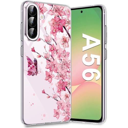 Galaxy A56 Handyhülle für Samsung Galaxy A56 Hülle 5G, Ultra Dünn Transparent Silikon Blumen Muster A56 Handy Tasche Case, Bunt Motiv Pattern Clear Stoßfest Schutzhülle für Samsung Galaxy A56 (A) Galaxy A56 Handyhülle für Samsung Galaxy A56 Hülle 5G, Ultra Dünn Transparent Silikon Blumen Muster A56 Handy Tasche Case, Bunt Motiv Pattern Clear Stoßfest Schutzhülle für Samsung Galaxy A56 (A) von duomigesz