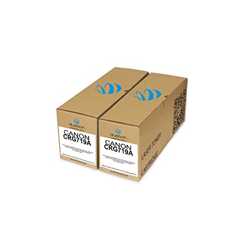 duston 2X CRG719A, 3479B002 Schwarz Toner kompatibel zu Canon LBP251dw 252dw 253x 6300dn 6310dn 6650dn 6670dn 6680x 411dw 416dw 418x 419x 5840dn 5880dn 5940dn 5980dw 6140dn 6180dw von duston