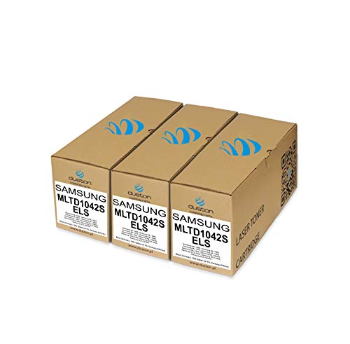 duston 3X MLTD1042S/ELS, MLT-D1042S Schwarz Toner kompatibel zu ML-1660 1665 1860 1865 1865W SCX-3200 3205 3205W von duston