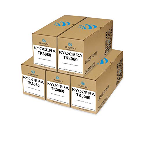 duston 5X TK3060, TK-3060 Schwarz Toner kompatibel zu Kyocera ECOSYS M3145idn M3645idn. von duston