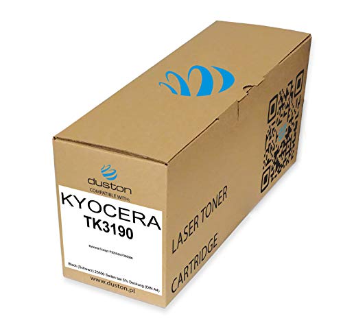 duston TK3190, TK-3190 Schwarz Toner kompatibel zu Kyocera Ecosys P3055dn P3060dn von duston