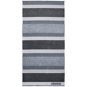 Dyckhoff Saunatuch XL Stripe grau 100,0 x 200,0 cm von dyckhoff