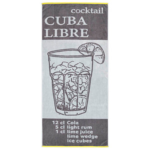 Dyckhoff Strandtuch CUBA LIBRE grau 80,0 x 180,0 cm von dyckhoff