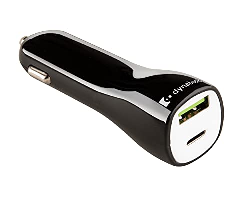 dynabook Autoladegerät - 45W USB-C Ladegerät - Multifunktionales Handy-Ladegerät für Auto - Inklusive USB-C Ladekabel - Ultraschnelle Ladegeschwindigkeit - Automatische Anpassung der Ausgangsspannung von dynabook