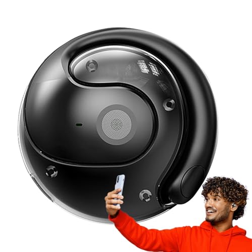 ÜBersetzer KopfhöRer, Sprachübersetzer-Ohrhörer, Kopfhörer Mit Sofortigem Sprachübersetzer, Echt zeit Translation Kabellose Earbuds, Sprachübersetzer Kopfhörer Unterstützung Von 73 Sprachen, Schwarz von dzqad