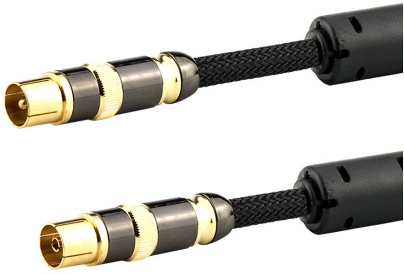 BA 25 IEC-Absorber-Verbindungskabel Boa (2,5m) Stecker > Buchse schwarz von e + p