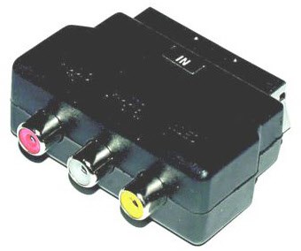 VC 912 Scart-St.>3xCinch-Kuppl. von e + p