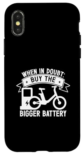 Big Battery E-Bike Baudesign für Biker Hülle für iPhone X/XS Big Battery E-Bike Baudesign für Biker Hülle für iPhone X/XS von e-Bike Building Design Ideas For e-Bikers