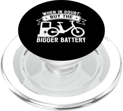 Big Battery E-Bike Baudesign für Biker PopSockets PopGrip für MagSafe Big Battery E-Bike Baudesign für Biker PopSockets PopGrip für MagSafe von e-Bike Building Design Ideas For e-Bikers