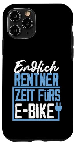 Endlich Rentner Zeit fürs E-Bike Fahrrad Design Hülle für iPhone 11 Pro von e-Bike Designs für Rentner und den Ruhestand