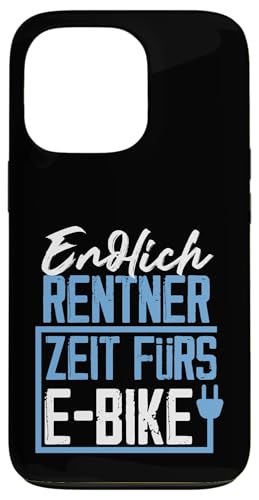 Endlich Rentner Zeit fürs E-Bike Fahrrad Design Hülle für iPhone 13 Pro von e-Bike Designs für Rentner und den Ruhestand