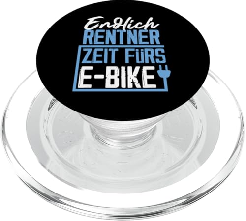 Endlich Rentner Zeit fürs E-Bike Fahrrad Design PopSockets PopGrip für MagSafe von e-Bike Designs für Rentner und den Ruhestand