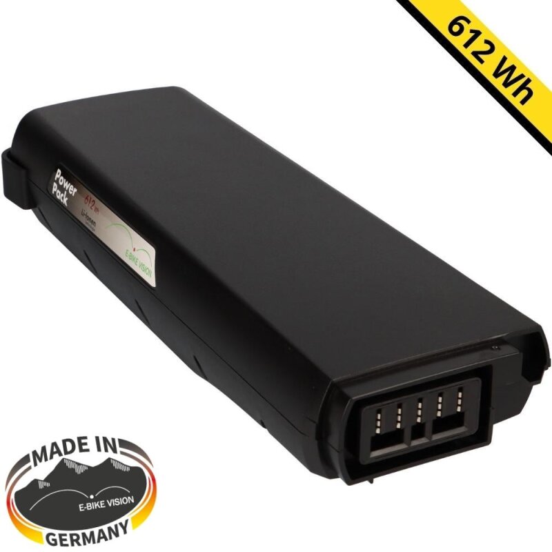 E-Bike Vision Power Pack Akku BOSCH Classic 36V 17 Ah 612Wh Gepäckträger E-Bike Vision Power Pack Akku BOSCH Classic 36V 17 Ah 612Wh Gepäckträger von e-Bike Vision