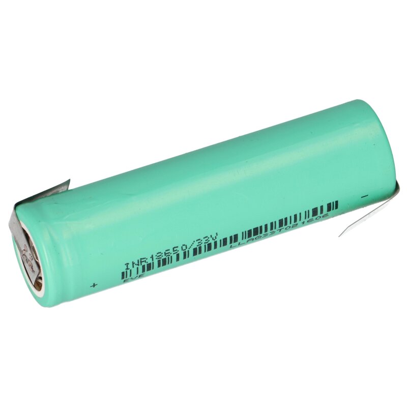 EVE INR18650/33V 3,6V 3200mAh Li-Ion Akku Z-Lötfahne EVE INR18650/33V 3,6V 3200mAh Li-Ion Akku Z-Lötfahne von e-Bike Vision