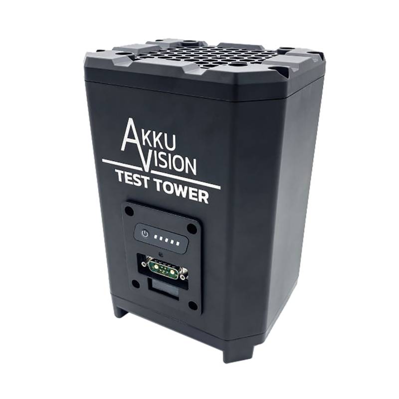 Test Tower für e-Bike Akkus präzises Auslesen vom E-Bike Akku von e-bike-vision