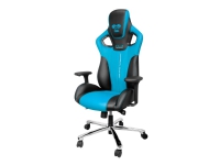 E-blue EEC303BLAAIA, PC-Gamingstuhl, Gepolsterter Sitz, Gepolsterte Rückenlehne, PC, Schwarz, Blau, Polyurethan von e-blue Corporation