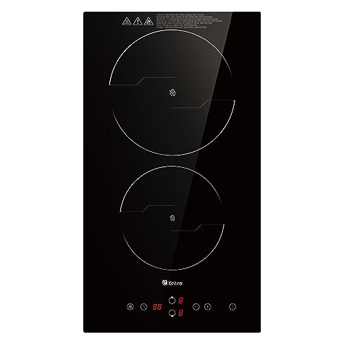Katro Glaskeramik Kochfeld 3000W, Infrarot Kochfeld, 9 Stufen Einstellung, 99 Minuten Timer, Sicherheitsverriegelung, 29 x 52cm großes Glas, Eisengehäuse, ohne Stecker Schwarz Katro Glaskeramik Kochfeld 3000W, Infrarot Kochfeld, 9 Stufen Einstellung, 99 Minuten Timer, Sicherheitsverriegelung, 29 x 52cm großes Glas, Eisengehäuse, ohne Stecker Schwarz von e katro