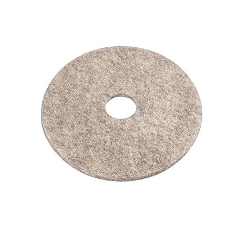e-line Bodenpolster 03.01.12.0095 aus Polyester, 241,3 mm Durchmesser, Naturgrau, 5 Stück von e-line Floor Pads