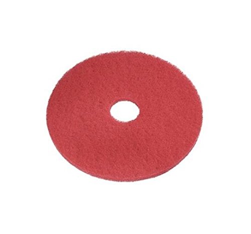 e-line Floor Pads 01.01.03.0045 Super Pad, Polyester, 114,3 mm Durchmesser, Rot, 10 Stück von e-line Floor Pads