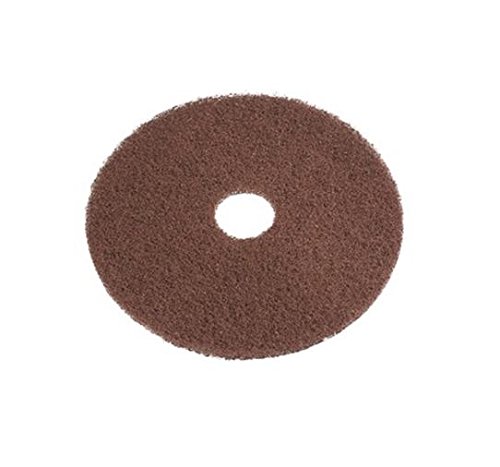 e-line Floor Pads 01.01.06.0105 Super Pad, Polyester, 266,7 mm Durchmesser, Braun, 5 Stück von e-line Floor Pads