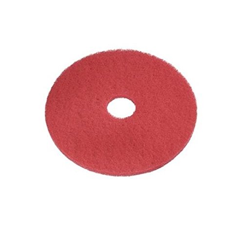 e-line Floorpads 02.01.03.0007 Thin Line Pad, Polyester, 177,8 mm Durchmesser, Rot, 10 Stück von e-line Floor Pads