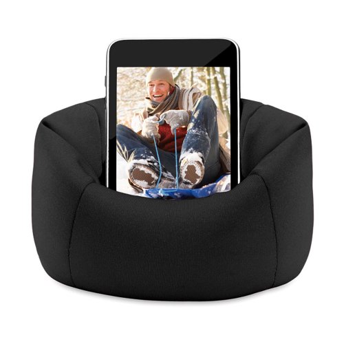 eBuyGB Sitzsack Sofa-Tasche für iPhone/iPod/Samsung Smartphone, Schwarz von eBuyGB