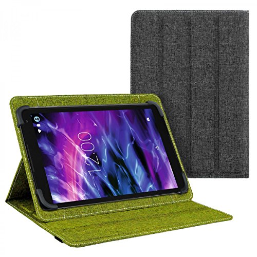 eFabrik Cover für Medion Lifetab E10412 | X10302 | X10301 | S10352 | S10351 Tasche Schutz Case Schutzhülle Schutztasche grün grau von eFabrik