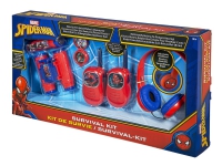 ekids Spiderman Adventure set 5in1: flashlight, compass, binoculars, walkie talkie, headphones SM-V302 von eKids