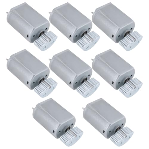 eMagTech 8 Stück DC 3,7 V Micro Mini 130 Vibrationsmotor 7200 U/min Geeignet für Vibrator-Spielzeug-Massagegerät von eMagTech