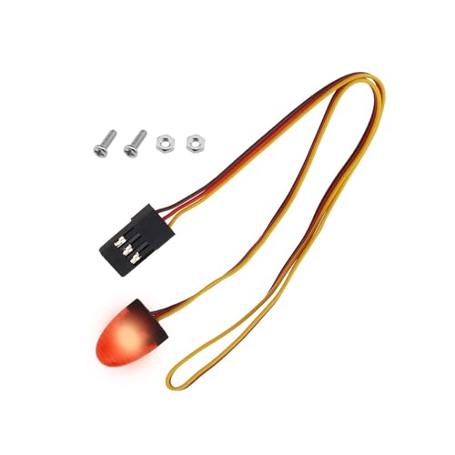 eMagTech Auto LKW RC LED Licht Rotierende Blinklampe Beleuchtung Kompatibel mit 1/8 1/10 1/12 RC Modellauto HSP SCX10 1/14 RC Auto 11x15mm, Rot eMagTech Auto LKW RC LED Licht Rotierende Blinklampe Beleuchtung Kompatibel mit 1/8 1/10 1/12 RC Modellauto HSP SCX10 1/14 RC Auto 11x15mm, Rot von eMagTech
