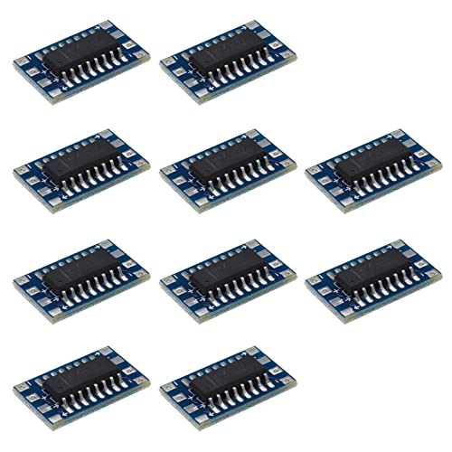 eMagTech Mini RS232 MAX3232 auf TTL Level Converter Serial Module Board Adapter 3 ~ 5 V MAX3232 Breakout Board Computer Kabel Serielle Adapter Elektronische Komponenten 10 Stück von eMagTech