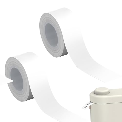 2 Rollen Thermo-Etikettenband, 16 mm x 4 m Kompatibel Etikettenband, Selbstklebend, Kompatibel mit L1/Q1/M1 Etikettendruckern – Weiß, Zuschneidbar, Ideal für Büro, Küche und Alltagsgebrauch 2 Rollen Thermo-Etikettenband, 16 mm x 4 m Kompatibel Etikettenband, Selbstklebend, Kompatibel mit L1/Q1/M1 Etikettendruckern – Weiß, Zuschneidbar, Ideal für Büro, Küche und Alltagsgebrauch von eModwey