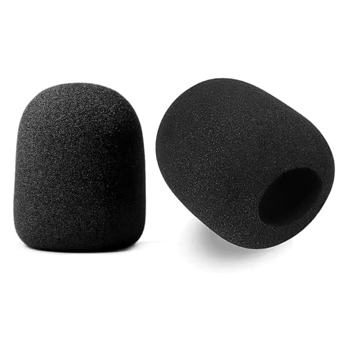 2er-Pack, Mikrofon Popschutz Kompatibel mit SM58 Mikrofon, Professioneller Schaumstoff Windschutz, Kompatibel mit SM58, SM58-S, SM58-CN Mikrofonen, Reduziert Wind- und Atemgeräusche 2er-Pack, Mikrofon Popschutz Kompatibel mit SM58 Mikrofon, Professioneller Schaumstoff Windschutz, Kompatibel mit SM58, SM58-S, SM58-CN Mikrofonen, Reduziert Wind- und Atemgeräusche von eModwey