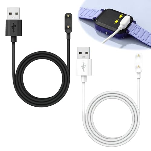 Ladekabel Kompatibel mit Huawei Watch Fit 3/Fit 2/Fit/Fit New/Fit mini/Band 9/Band 8/Band 7/Band 6/Band 6 Pro, USB-Ladekabel für Honor Watch ES/Band 6, Ladegerät Station, schwarz-weiß Ladekabel Kompatibel mit Huawei Watch Fit 3/Fit 2/Fit/Fit New/Fit mini/Band 9/Band 8/Band 7/Band 6/Band 6 Pro, USB-Ladekabel für Honor Watch ES/Band 6, Ladegerät Station, schwarz-weiß von eModwey