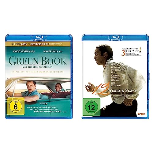 Green Book - Eine besondere Freundschaft [Blu-ray] & 12 Years a Slave [Blu-ray] von eOne Entertainment (Universal Pictures)