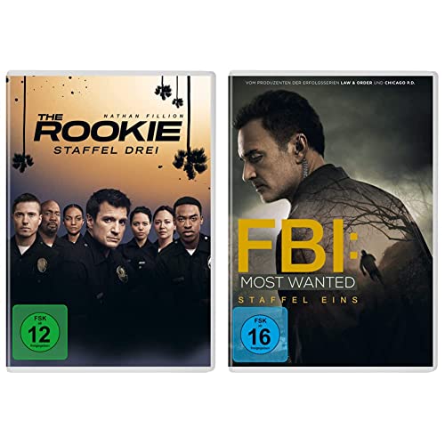The Rookie - Staffel drei [4 DVDs] & FBI: Most Wanted - Staffel 1 [4 DVDs] von eOne Entertainment (Universal Pictures)