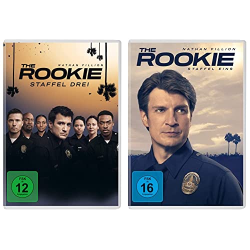 The Rookie - Staffel drei [4 DVDs] & The Rookie - Staffel eins [5 DVDs] von eOne Entertainment (Universal Pictures)